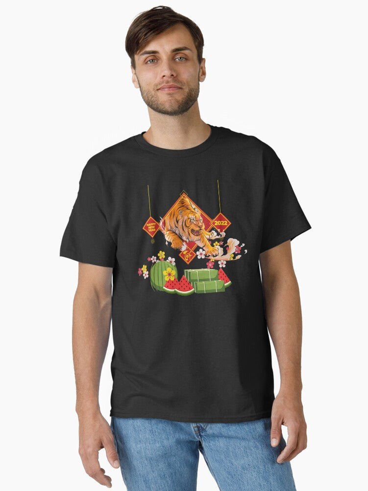 Chinese New Year of the Tiger 2022 Classic T-Shirt | Premium Unisex T-Shirt, Trending Graphic Tee
