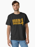 Drain Surgeon Funny Plumber Hand Wrench Gold Design