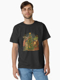 Nu Pogodi Cheburashka Gena Decorating the Christmas Tree Classic T-Shirt | Premium Unisex T-Shirt, Trending Graphic Tee