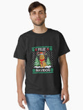 Feliz Navidog Pajamas With Dog Classic T-Shirt | Premium Unisex T-Shirt, Trending Graphic Tee