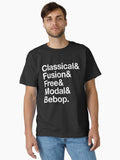 Jazz Styles Soul - Classical Fusion Free Modal Bebop Curly tee by Kelly Design Company Classic T-Shirt | Graphic T-Shirt for Unisex
