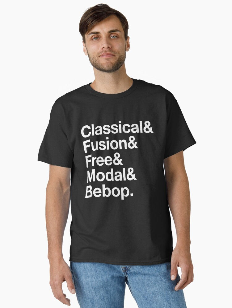 Jazz Styles Soul - Classical Fusion Free Modal Bebop Curly tee by Kelly Design Company Classic T-Shirt | Graphic T-Shirt for Unisex