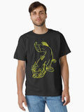 Flathead Catfish Hologram: Natural T-Shirt