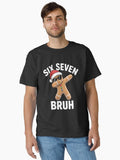 67 Meme 6 7 Dabbing Gingerbread Six Seven Bruh Christmas Classic T-Shirt | Graphic T-Shirt for Unisex