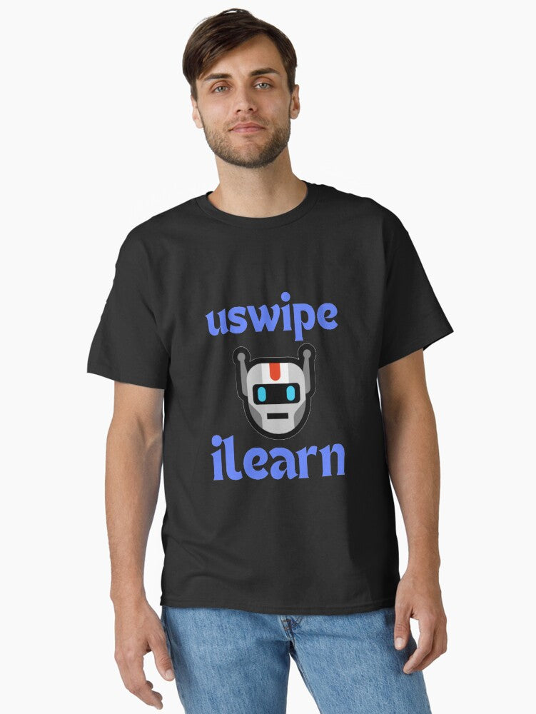 Funny AI Uswipe ilearn Classic T Shirt T Shirt Trending US Daily Wear