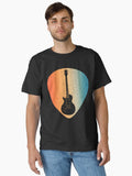 Cool Guitar Players Art Men Women Vintage Acoustic Guitarist Classic T-Shirt | Graphic T-Shirt for Unisex