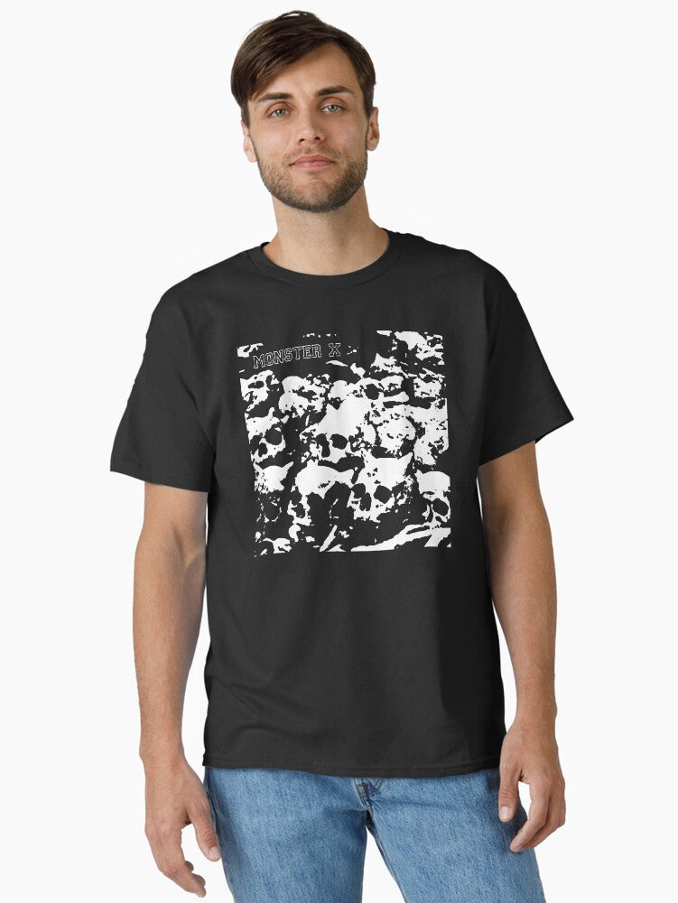 Monster X Human Greed split Classic T-Shirt | Premium Unisex T-Shirt, Trending Graphic Tee