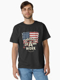 Made of Hard Work – American Blue-Collar Flag Graphic