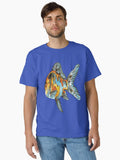 Blue and Orange Shubunkin Goldfish Isolated Classic T-Shirt | Premium Unisex T-Shirt, Trending Graphic Tee