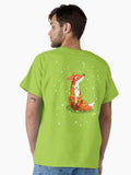 Christmas cute fox Classic T-Shirt | Premium Unisex T-Shirt, Trending Graphic Tee