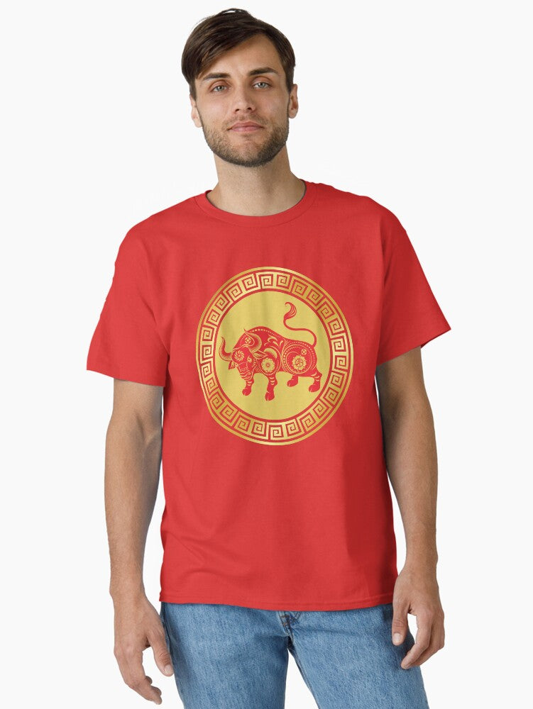 Chinese New Year Of The Ox Classic T-Shirt | Premium Unisex T-Shirt, Trending Graphic Tee
