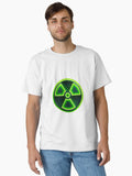 Neon Green Radiation Sign Classic T-Shirt | Premium Unisex T-Shirt, Trending Graphic Tee
