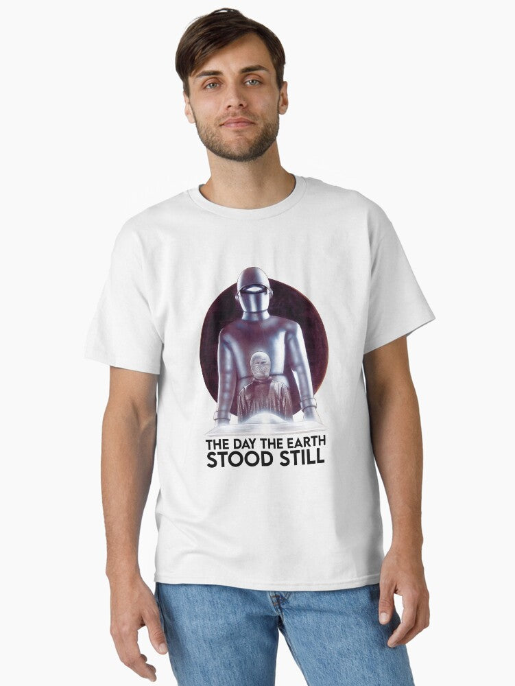 The Day The Earth Stood Still Vintage Movie Classic T-Shirt | Premium Unisex T-Shirt, Trending Graphic Tee