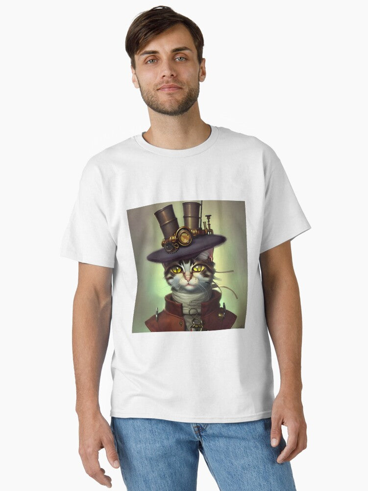 Unstable punk Cat Classic T Shirt T Shirt Streetwear Style Tech Vibe