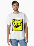 NOTICE The Beatings will continue unti morale improves Classic T-Shirt | Premium Unisex T-Shirt, Trending Graphic Tee