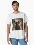 Papillon in the city Classic T Shirt T Shirt AI Inspired Art Daily Wear