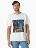 City Lights At Night Classic T Shirt T Shirt Streetwear Style Futuristic Style