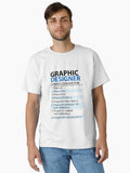 Funny Graphic Designer t shirt mug and sticker Classic T Shirt T Shirt AI Inspired Art Futuristic Style