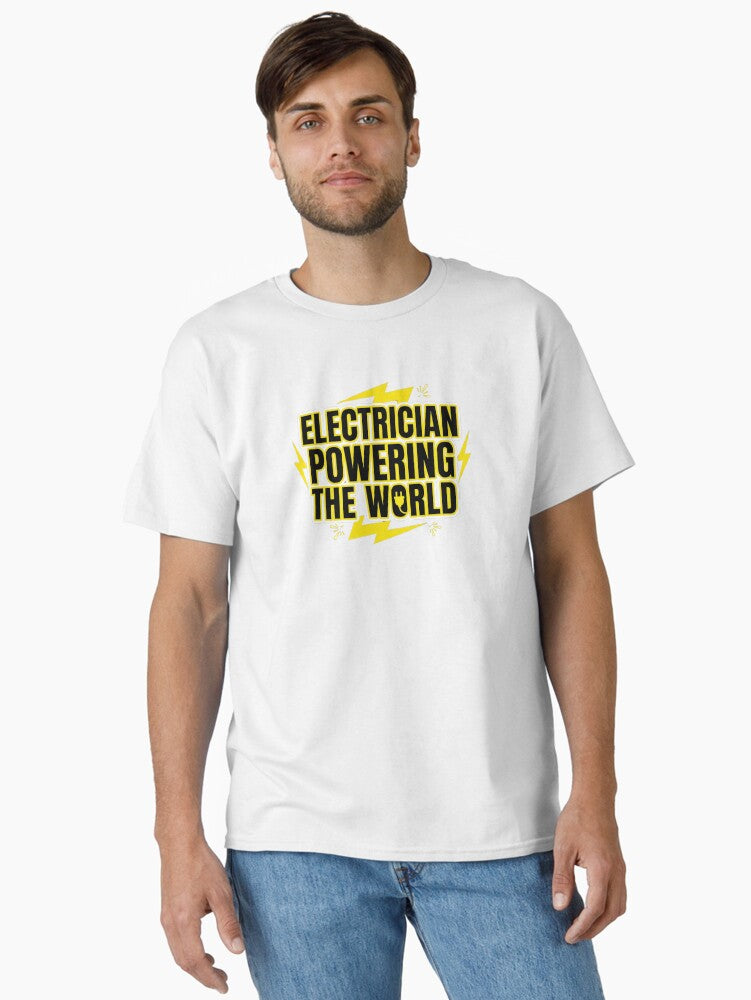Electrician Powering the World – Skilled Trade Design