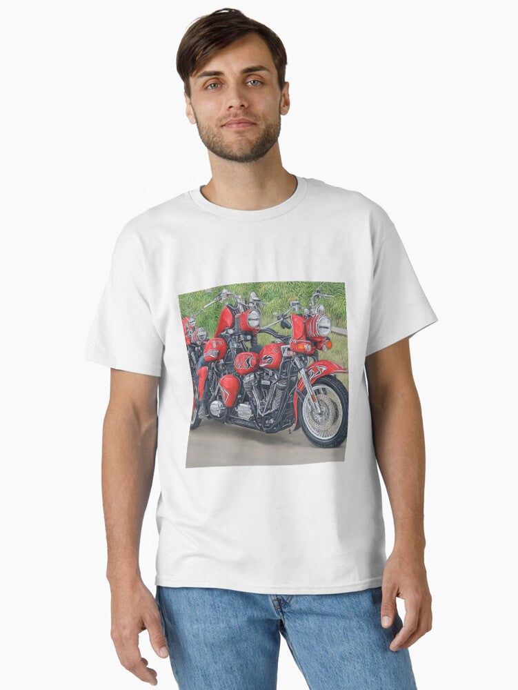 Motorbike Classic T Shirt T Shirt Streetwear Style Modern Aesthetic