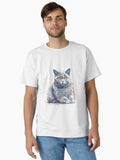 British Shorthair AI Inspired Feline Graphics for Playful Pet Lovers Classic T Shirt T Shirt Viral TikTok