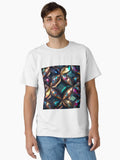 Bejeweled Modern Pattern Digital Painting Classic T Shirt T Shirt Comfort Fit Tech Vibe