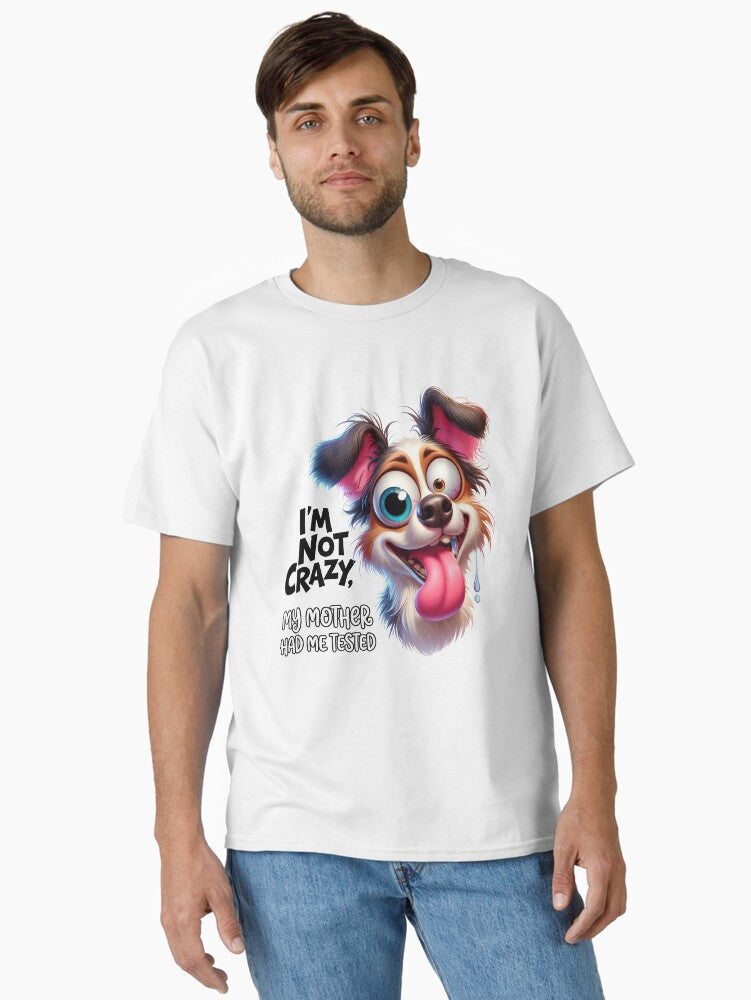 Quirky Artwork With SMART Typography Classic T Shirt T Shirt AI Inspired Art Daily Wear
