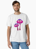 Purple mushroom twins Classic T-Shirt | Graphic T-Shirt for Unisex