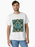 Cartoon Detailed Soft Artistic Hollywood Regency Pattern Digital Painting Classic T Shirt T Shirt Streetwear Style