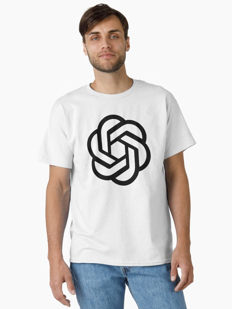 Chat 3 logo Classic T Shirt T Shirt Streetwear Style Daily Wear