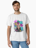Psycho Art Cartoon Tee Weird Cool Character Streetwear Design Classic T Shirt T Shirt Streetwear Style Futuristic Style