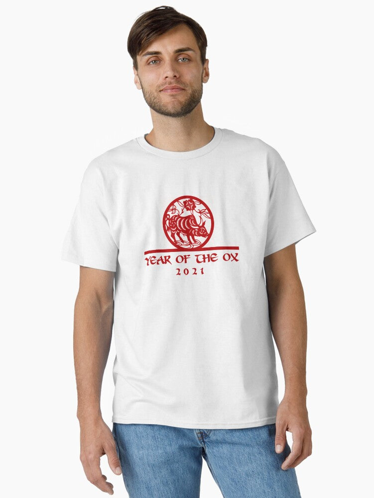Chinese New Year 2021 - Year of the Ox - Chinese Zodiac Classic T-Shirt | Premium Unisex T-Shirt, Trending Graphic Tee