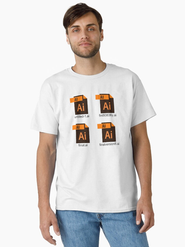Illustrator ai File Graphic Designer Pack Classic T Shirt T Shirt Premium Print Gift Ready