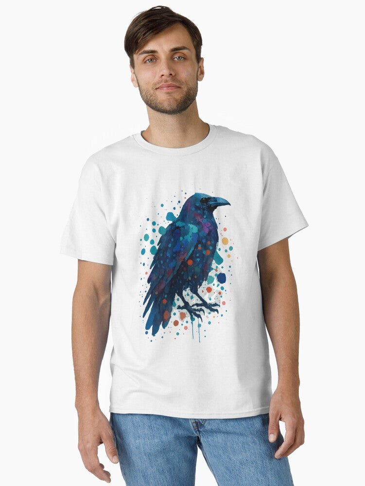 Splash Art Raven Classic T-Shirt | Graphic T-Shirt for Unisex