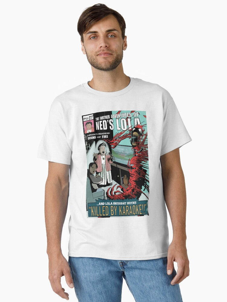 The Further Adventures of Ned's Lola Killed by Karaoke Classic T-Shirt | Premium Unisex T-Shirt, Trending Graphic Tee