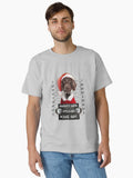 Pointer Santa Xmas Classic T-Shirt | Premium Unisex T-Shirt, Trending Graphic Tee