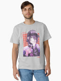 Edgy Anime Bomber Girl Art Urban Legend Street Style Design Classic T-Shirt | Graphic T-Shirt for Unisex