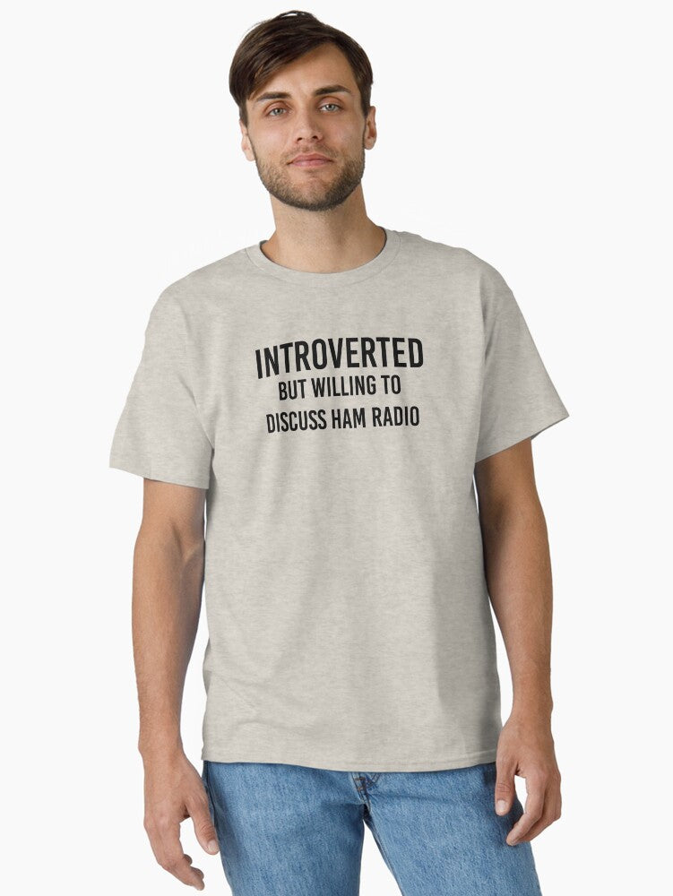 Funny Ham Radio Gift Introverted But Willing