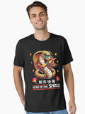 Disco Year Of The Snake 2025 Chinese New Year 2025 Essential T-Shirt | Premium Unisex T-Shirt, Trending Graphic Tee