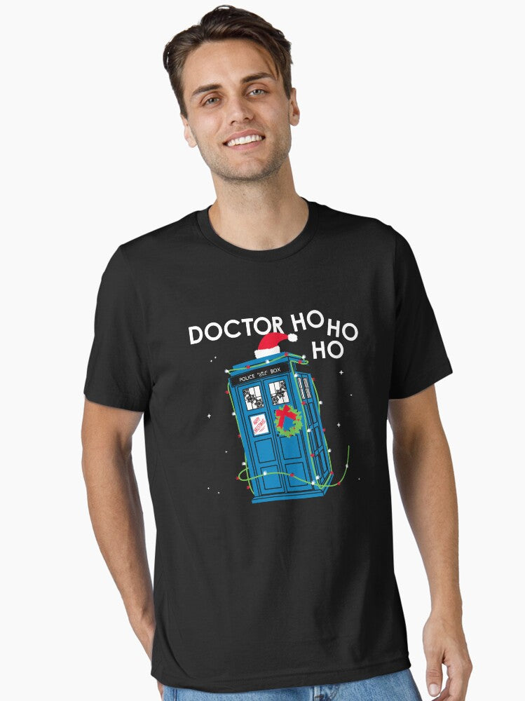 DOCTOR HO HO HO It can always be Christmas if you want it to be Essential T-Shirt | Premium Unisex T-Shirt, Trending Graphic Tee