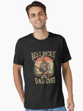 Hunting Best Buckin' Dad Ever Vintage T-Shirt