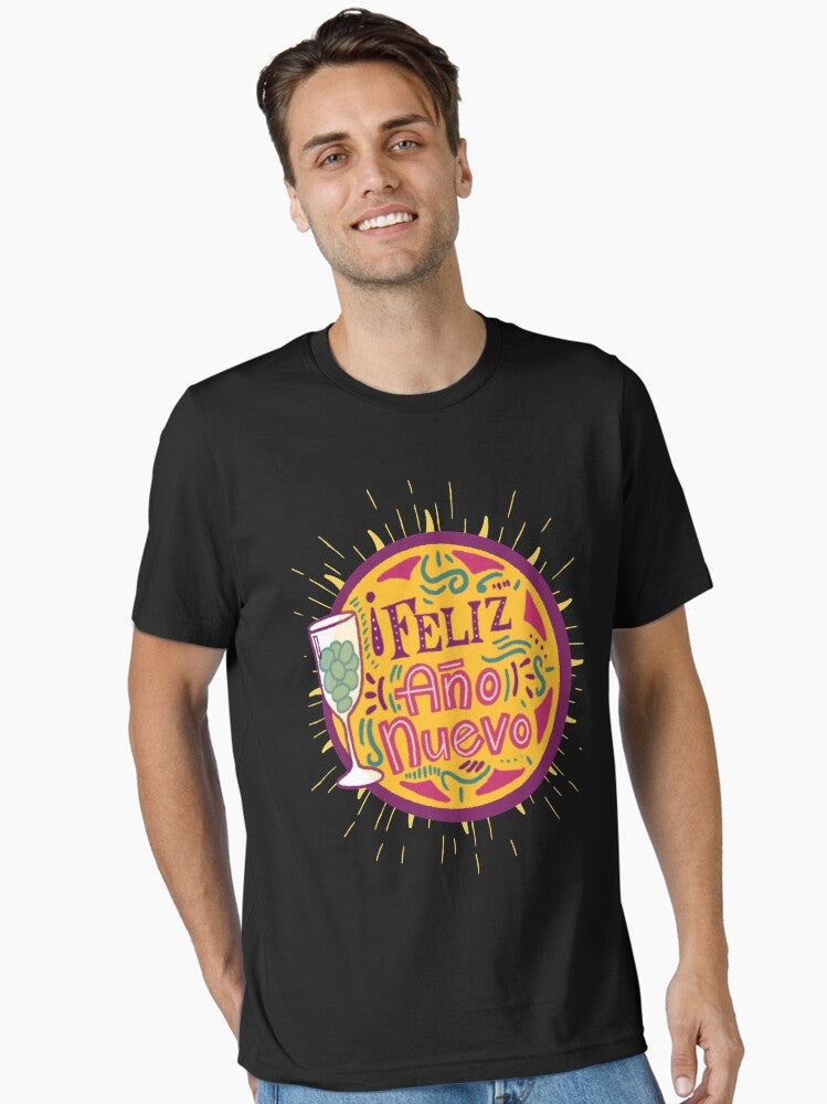 Feliz Ano Nuevo Spanish New Years Design Essential T-Shirt | Premium Unisex T-Shirt, Trending Graphic Tee