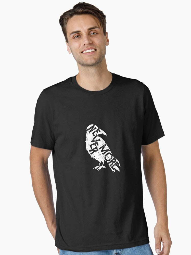 Nevermore Poe Raven design - Cool Edgar Allen Poe Raven Essential T-Shirt | Graphic T-Shirt for Unisex