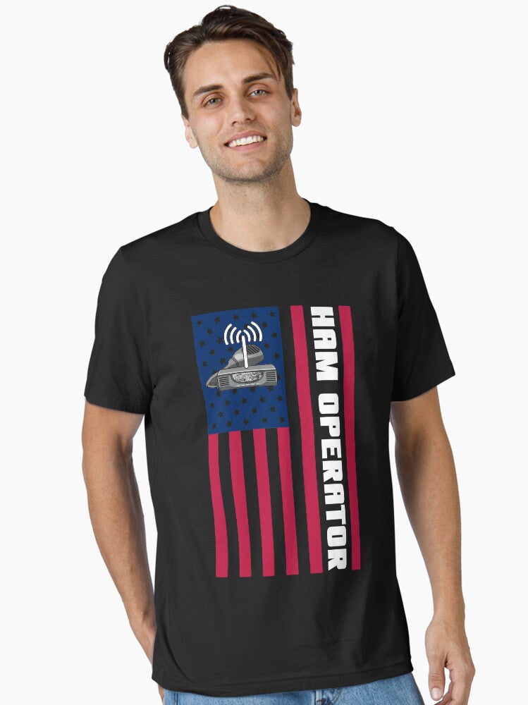 Ham Radio Operator Ham Operator American Flag