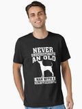 Never Underestimate an Old Man With Xoloitzcuintli T-Shirt