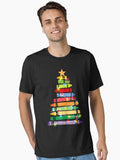 Crayon Christmas Tree Teacher Student Xmas Holiday Pajamas Essential T-Shirt | Premium Unisex T-Shirt, Trending Graphic Tee
