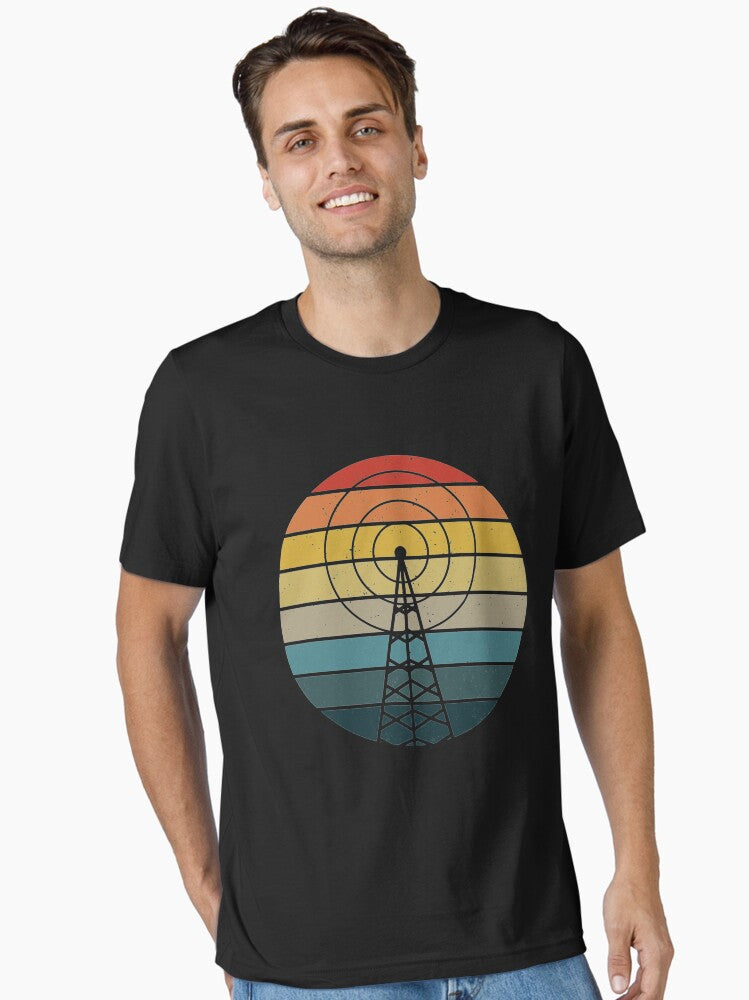 Antenna Retro Sunset Ham Radio Amateur Radio