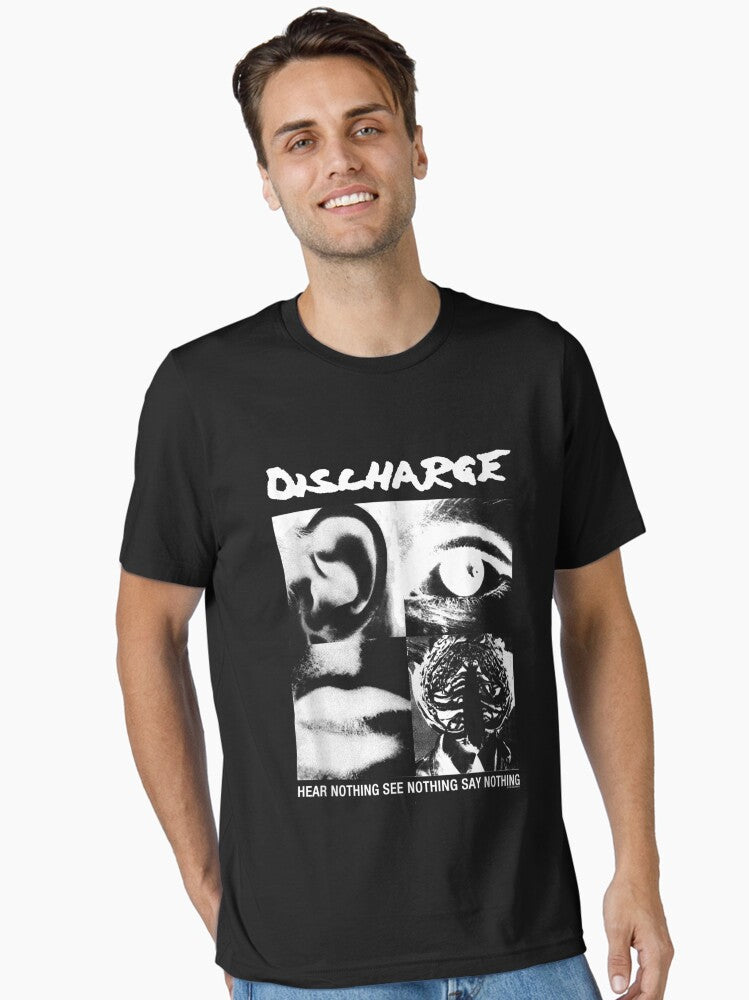 Discharge Hear Nothing Essential T-Shirt | Premium Unisex T-Shirt, Trending Graphic Tee