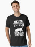 Never Underestimate an Old Man With Grand Basset Griffon Vendeen T-Shirt
