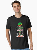 the Coffee Drinking Elf Funny idea gift for nurse student and coffee lovers mornings Essential T-Shirt | Premium Unisex T-Shirt, Trending Graphic Tee